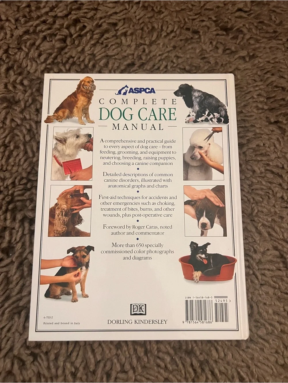 Complete Dog Care Manual - White/Cream Cover